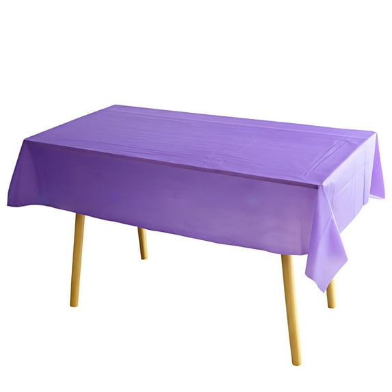 Darzheoy Plastic Tablecloth Disposable Rectangular Table Cloth 54 x 108 Inch Table Cover for Parties