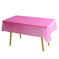 thumbnail image 1 of Darzheoy Plastic Tablecloth Disposable Rectangular Table Cloth 54 x 108 Inch Table Cover for Parties, 1 of 7