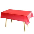 thumbnail image 1 of Darzheoy Plastic Tablecloth Disposable Rectangular Table Cloth 54 x 108 Inch Table Cover for Parties, 1 of 7