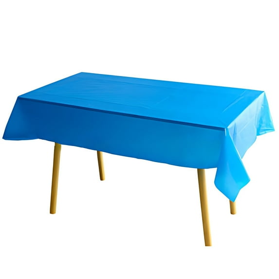 Darzheoy Plastic Tablecloth Disposable Rectangular Table Cloth 54 x 108 Inch Table Cover for Parties