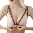 thumbnail image 1 of Darzheoy Plus Size Bra for Women Bra Wire Free Underwear Large Size Thin Cup Lace Bra Sports Bra 48/110CDE, 1 of 5