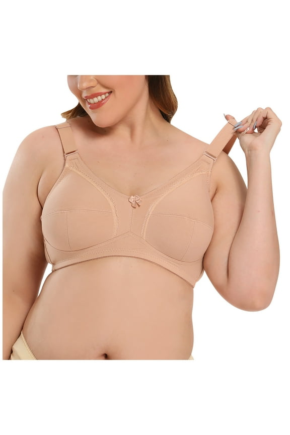 Plus Size Bra for Women Seamless Push Up Lace Sports Bra Comfortable Breathable Base Tops Underwear Bras for Women 95C