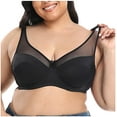 thumbnail image 1 of Darzheoy Plus Size Bra for Women Seamless Push Up Lace Sports Bra Comfortable Breathable Base Tops Underwear Womens Bras 105C, 1 of 9