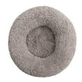 thumbnail image 1 of Darzheoy Plush Calming Dog Bed, Donut Dog Bed for Small Dogs, Anti Anxiety Round Dog Bed, Soft Fuzzy Calming Bed for Dogs & Cats, Comfy Cat Bed, Cuddler Nest Calming Pet Bed, 1 of 2