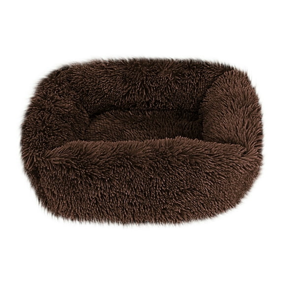Darzheoy Plush Calming Dog Bed, Donut Dog Bed for Small Medium Large Dogs, Anti-anxiety Dog Bed, Soft Calming Bed for Dogs & Cats, Comfy Cat Bed, Cuddler Nest Calming Pet Bed