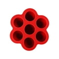 thumbnail image 1 of Elainilye Popsicle Mould, Popsicle Molds 7 Grid Silicone Ice Molds BPA Free Popsicle Mold Reusable Easy Release Ice Make - Red, 1 of 1