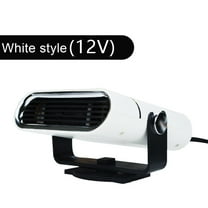 Darzheoy Portable Car Heater 12V/24V Fan Defrost and Defog Car Heater for Windshield Automobile Plug Thermostat Fast Cooling Heating for Winter