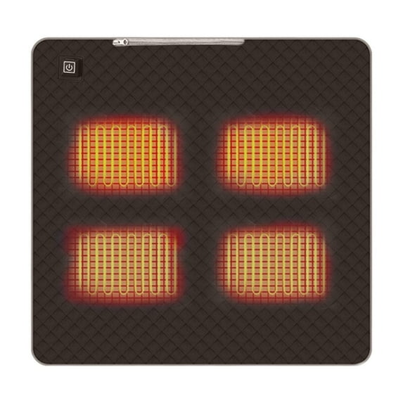 Darzheoy Portable Heated Seat Cushion Heating Cushion 3 Mode Adjustable Heated Stadium Chair Heated Bleacher Seat for Bleachers, Indoor, Outdoor