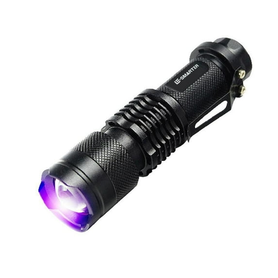Darzheoy UV Flashlight Black Light 395 NM, Powerful LED Rechargeable Aluminum Alloy Lamp, Ultraviolet Flashlights for Pet Dog Urine, Stains Detection/Resin Curing/Fluorescent Agent