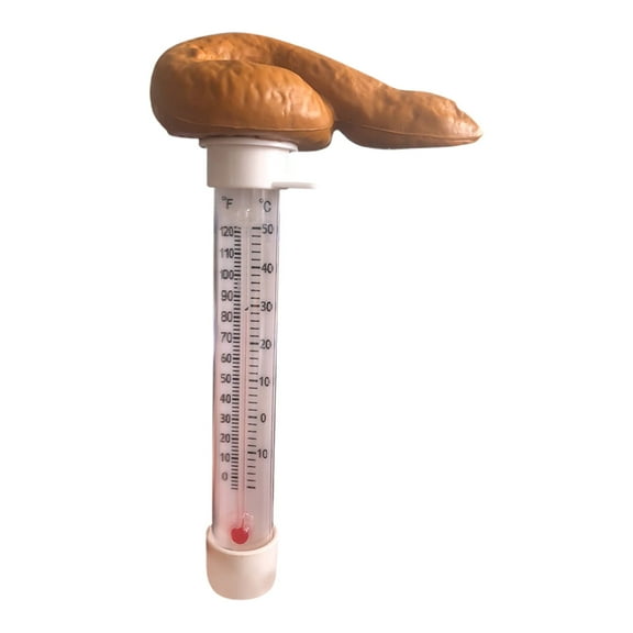 Darzheoy Prank Floating Water Thermometer, Swimming Pools Thermometer Floating Poop Prank Water Thermometer for Spas Hot Tubs Swimming Pools
