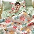 thumbnail image 1 of Darzheoy Quilt, Lightweight Quilt for Summer, Super Soft Machine Washable Lightweight All-Season Nostalgic Design Solid Color(39.37×27.56in), Gray, 1 of 7