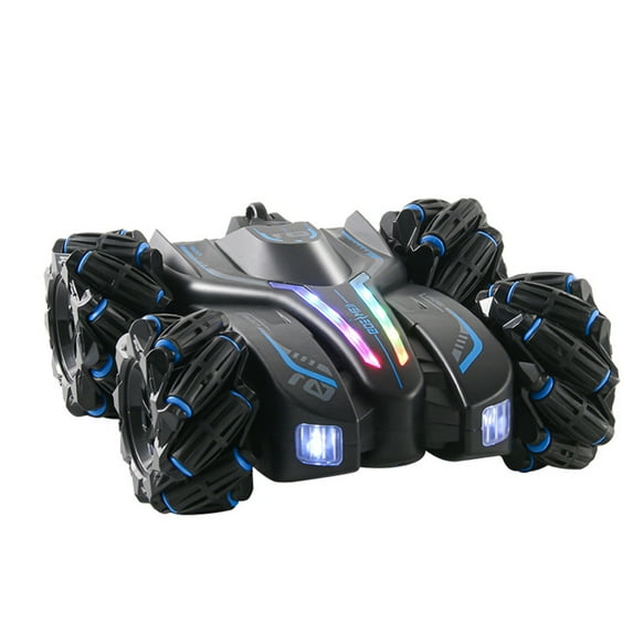 Darzheoy RC Cars Gesture Sensing Stunt Car, 360° Rotating Remote Control Car with Cool Light and Music, Spray Drift Hand Controlled Car, Birthday Gifts for Boys 6-12
