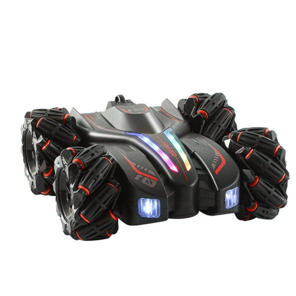 Darzheoy RC Cars Gesture Sensing Stunt Car, 360° Rotating Remote Control Car with Cool Light and Music, Spray Drift Hand Controlled Car, Birthday Gifts for Boys 6-12