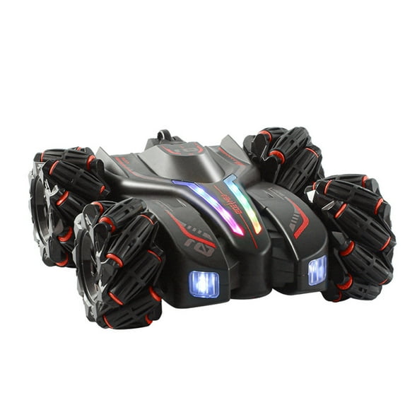 Darzheoy RC Cars Gesture Sensing Stunt Car, 360° Rotating Remote Control Car with Cool Light and Music, Spray Drift Hand Controlled Car, Birthday Gifts for Boys 6-12