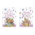 thumbnail image 1 of Darzheoy Rabbits Kitchen Dish Towels, 16 x 24 Inch Seasonal Easter Bunny Ultra Absorbent Drying Cloth Tea Towels for Cooking Baking Set of 2, 1 of 9