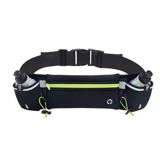 Darzheoy Running Belt with Water Bottles, Hydration Belt for Men and Women, Water Bottle Holder Running Pouch Belt, Waist Pack for Running Hiking Climbing