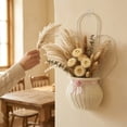 thumbnail image 1 of Darzheoy Scalloped Wall Basket, Plastic Vine-Inspired Woven Wall Mounted Vase, No Drilling Required Flower Basket Hanging Pot, Suitable for Living Room, Garden, Patio, Home, Wall Decor, 1 of 9