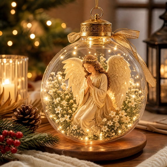 Scripturte Darzheoy Scripture Keepsake Ornament, Illuminated Lighted Inspirational ...