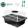 thumbnail image 1 of Darzheoy Seed Starter Tray with Grow Light, Plant Starter Tray Seedling Starter Kit with Humidity Domes Base Indoor Greenhouse Mini Propagator Station for Seeds Growing Starting, 1 of 5