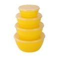 thumbnail image 1 of Darzheoy Set of 4 Plastic Prep Bowls with Lids，Microwave and Dishwasher Safe, for Baking, Prepping, Cooking and Serving Food, 1 of 8