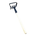 Darzheoy Small Hand Garden Rake with Wood Handle, High Carbon Steel ...