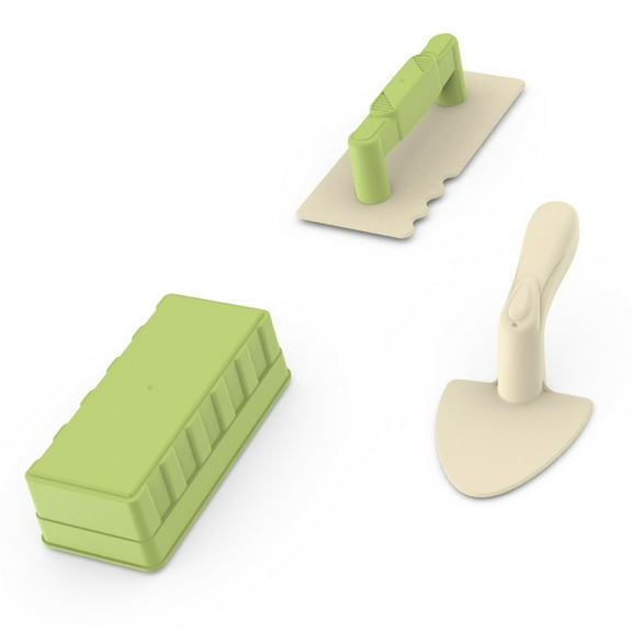 Darzheoy Snow Toys Kit Set of 3 with Snow Maker Shapers and Oblong Trowel Shovel for Outdoor Winter and Beach Play, Kids Snow Fort Building Tools for Family Fun