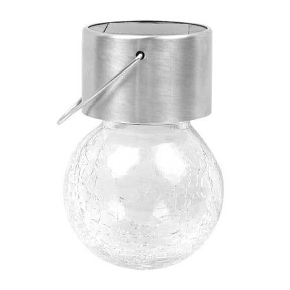 Darzheoy Solar Hanging Lights, Christmas Decoration Lights with Multi-Color Changing Cracked Glass Hanging Ball Solar Outdoor Lights Waterproof Solar Lanterns for Garden, Yard, Patio