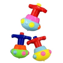 Darzheoy Spinning Top Toys, LED Light Up Flashing Music Spinning Tops for Kids Gifts Birthday Party Favors Goodie Bag Fillers（Random Color)