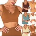 thumbnail image 1 of Darzheoy Sports Bras for Women Back Seamless Shockproof Yoga Vest Bras Running Fitness Sports Bra 34, 1 of 5