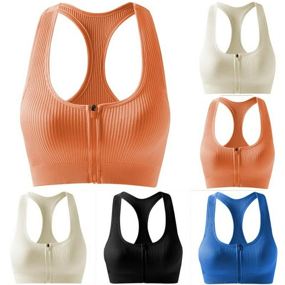 Darzheoy Sports Bras for Women Casual Gathering Yoga Tank Tops Vest Wirefree Fitness Sports Bra M