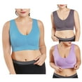 thumbnail image 1 of Darzheoy Sports Bras for Women Color Plus Size Ultra-thin Large Bra Sports Bra Full Bra Cup Tops S, 1 of 9