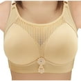 thumbnail image 1 of Darzheoy Sports Bras for Women Plus Size Wire Free Comfortable Push Up Hollow Out Bra Underwear Bras 42/95BC, 1 of 4
