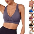 thumbnail image 1 of Darzheoy Sports Bras for Women Sports Underwear Fitness Yoga Bras Quick-drying Shockproof Vest Jogging Sports Bra L, 1 of 7