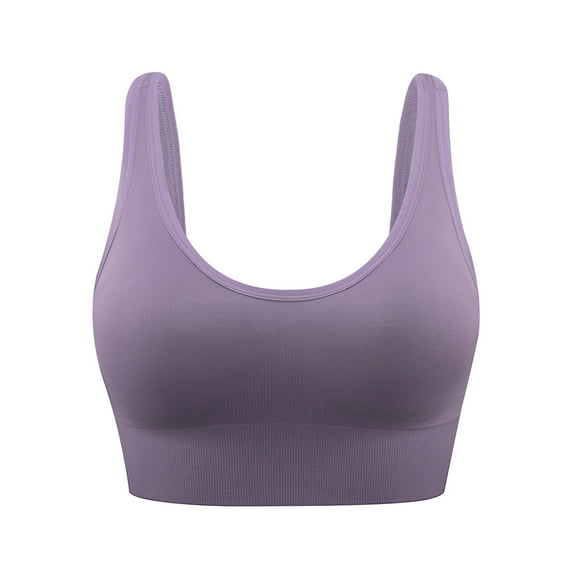 Darzheoy Sports Bras for Women Yoga Bras Solid Color Sleeveless Cold Shoulder Casual Tanks Blouse Tops Intimates 75A/75B/75C/75D/80A