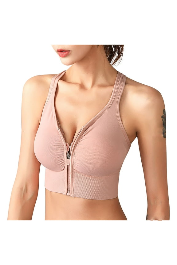 Sports Bras for Women Yoga Solid Sleeveless Cold Shoulder Casual Tanks Blouse Tops Intimates Push Up 75C/75D/80A/80B/80C/80D