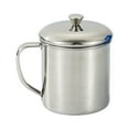 thumbnail image 1 of Darzheoy Stainless Steel Coffee Cup - Metal Tea Mug with Lid and Handle for Camping and Everyday Use, 1 of 6