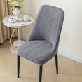 thumbnail image 1 of Darzheoy Stool Cover, Stretch Bar Stool Covers, Chair Slipcover, Counter Stool Covers, Washable Removable Seat Covers with Backs for Dining Room, Dark Gray, 1 of 6
