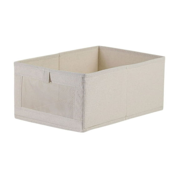 Darzheoy Storage Bins Storage Containers for Organizing Clothing Jeans Toys Closet Wardrobe Closet Organizers and Storage Large Storage Boxes Baskets with Window