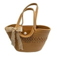 thumbnail image 1 of Darzheoy Straw Bags for Women, Summer Beach Woven Tote Hobo Handbag Casual Straw Shoulder Bags for Travel Vacation, 1 of 6