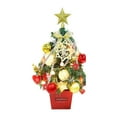 thumbnail image 1 of Darzheoy Tabletop Christmas Tree 19.7" Mini Christmas Tree with Light Set Holiday Decoration Window Display Christmas Decorations, 1 of 6