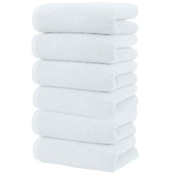 Darzheoy Tens Towels Pack of 6 Extra Large Bath Towels 13.8 x 30.7 Inches, Larger & Lighter, Quicker to Dry, Lighter Weight, Super Soft and Absorbent, Bathroom Towels