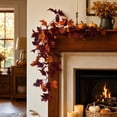 thumbnail image 1 of Darzheoy Thanksgiving Fall Garland, 6.2 ft Artificial Autumn Garland, Mantel Home Thanksgiving Outdoor Decor, Fall Decor, for Home Mantel Table Yard, 1 of 6