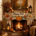 thumbnail image 1 of Darzheoy Thanksgiving Fireplace Banner, Decorative Hanging Signage, Harvest Tabletop Accent, Holiday Seasonal Display, Fall Decor for Wall Home Door Entryway, 1 of 6