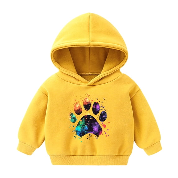 Darzheoy Toddler Baby Long Sleeve Hooded Shirt Pocket Pullover Hoodies for Boys Girls 1-8 T