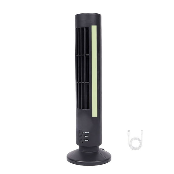 Darzheoy Tower Fan Portable Air Cooler Vertical Bladeless Fan USB Desktop Air Conditioner Fan Mini Cooling Tower Fan for Home Office
