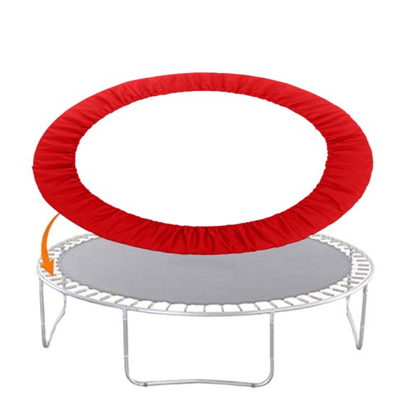 Darzheoy Trampoline Replacement Pad, Trampoline Cover Pad Universal Replacement Trampoline Frame Waterproof Surround Spring Pad for Round Frame