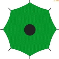 Darzheoy Trampoline Shade Cover, 8FT Sunscreen & Rainproof Anti-UV Trampolines Sunshade Accessories for Outdoor Backyard Playground, Easy to Install