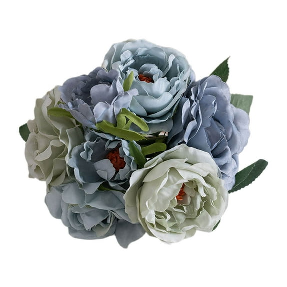 Darzheoy Vintage Artificial Peony Silk Flowers Bouquet for Wedding Party Office Hotel and Home Decoration