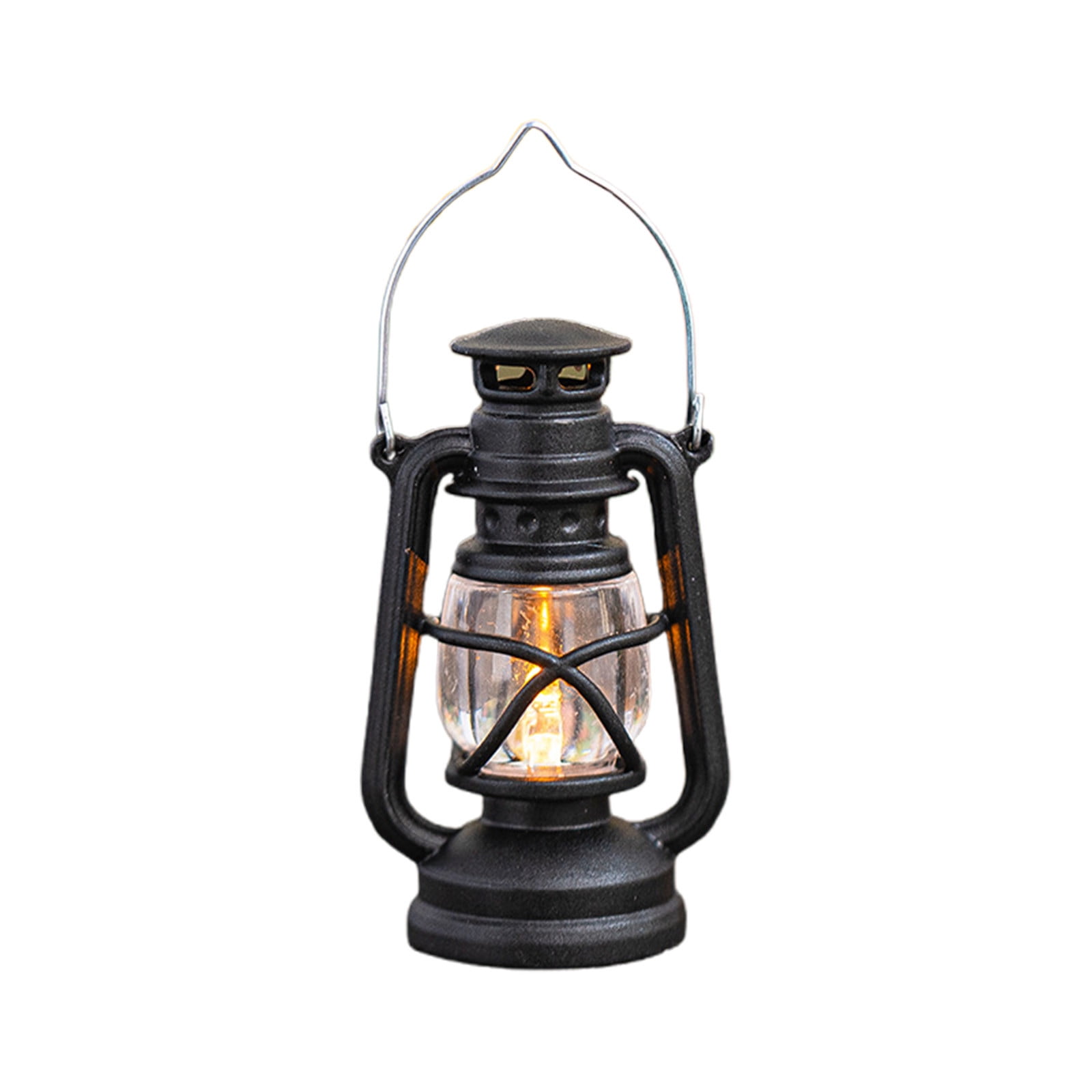 Darzheoy Vintage Lantern Decor, Flickering LED Candle Lantern