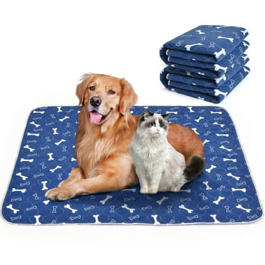 Darzheoy Washable Pee Pads for Dogs, Super Absorbent Reusable Puppy Training Pads, Waterproof Whelping Pads Non-Slip Dog Mats for Floor Protector, Crate, Potty Training